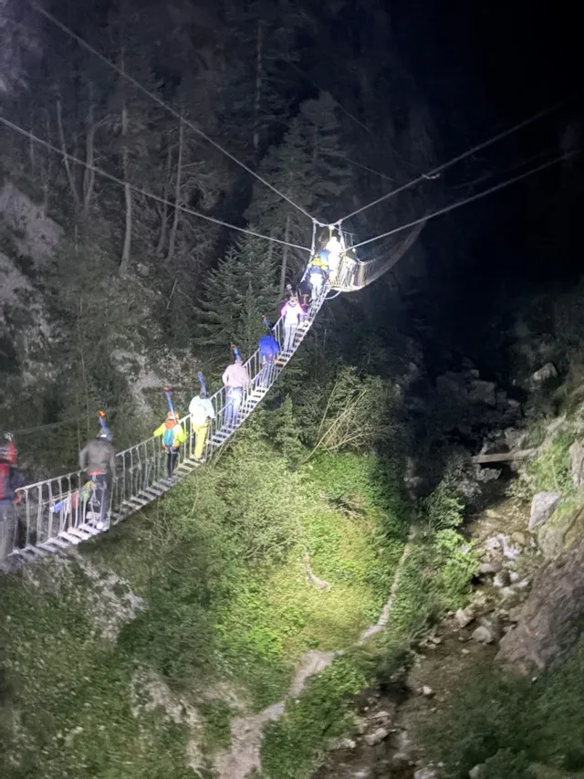 🌌 PONTE TIBETANO DI CLAVIERE — UNA NOTTE TRA LE STELLE ✨