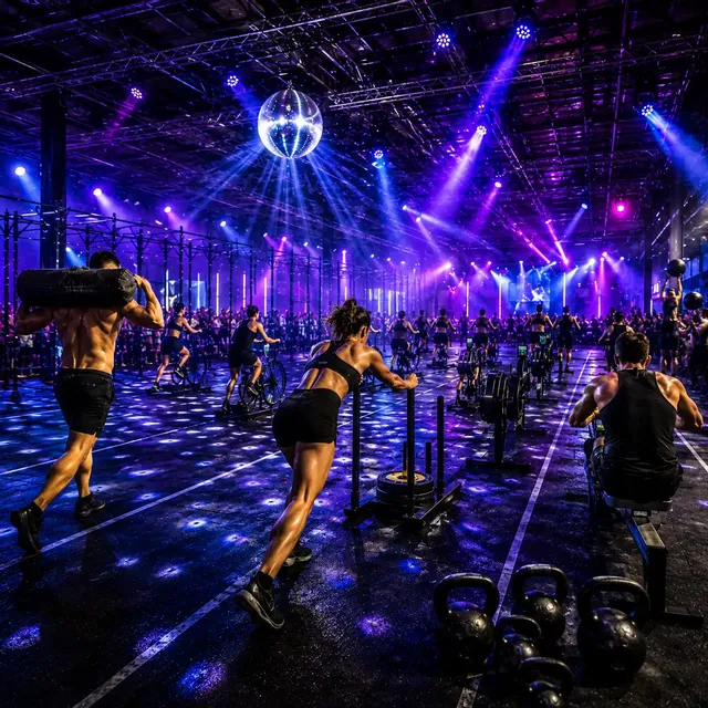 MIDNIGHT TRAINING: Allenamento Hyrox Sotto le Stelle!⚡️🌃