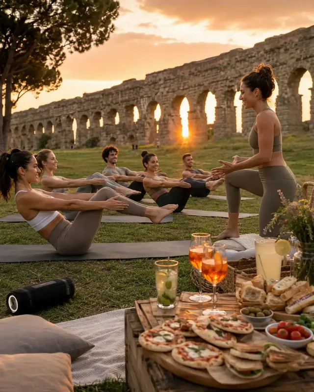Sunset Pilates & Aperitivo all'aperto🪷🍹
