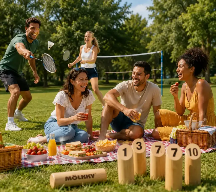 Picnic, Badminton & Molkky 