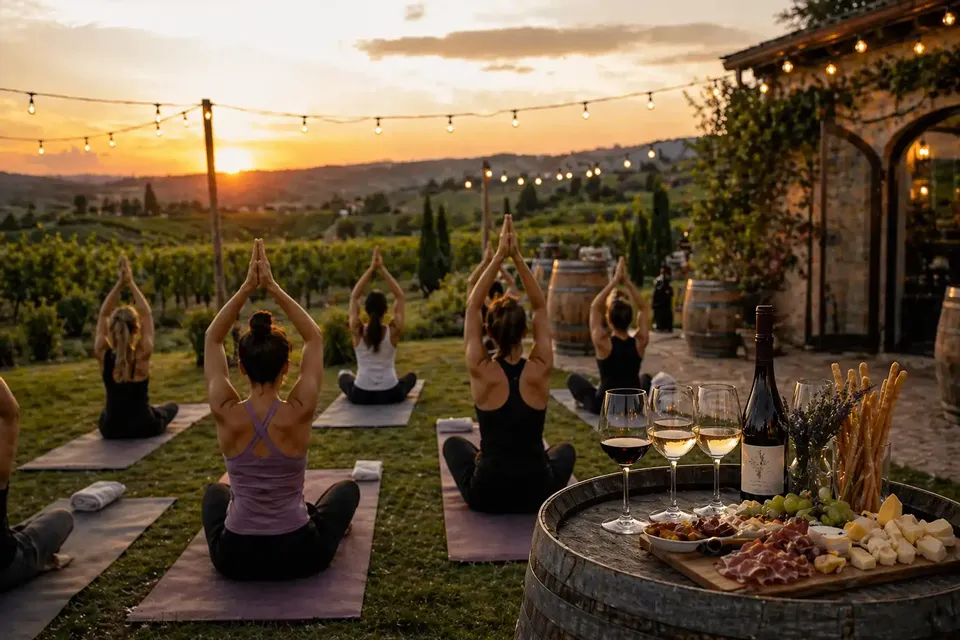 Yoga, Wine & Slow Living