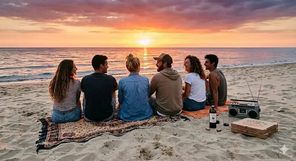 Pontynesia | PIZZA E CACCHIONE AL TRAMONTO 🌊