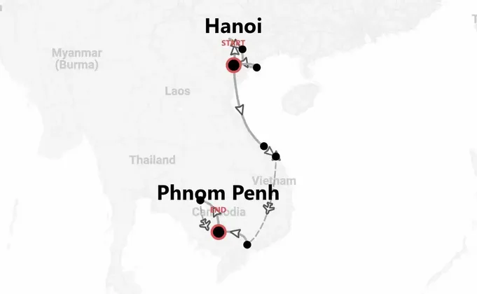 Indochina 360°: Vietnam und Kambodscha entdecken