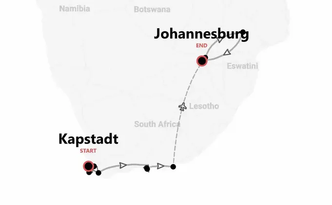Südafrika 360°: Kapstadt, Johannesburg und Kruger-Nationalpark