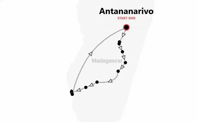 Madagaskar 360°: Strand, Dschungel, Baobabs, Lemuren und Chamäleons