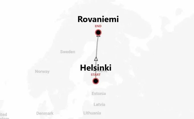 Laponia Finlandesa express: a la caza de la aurora boreal