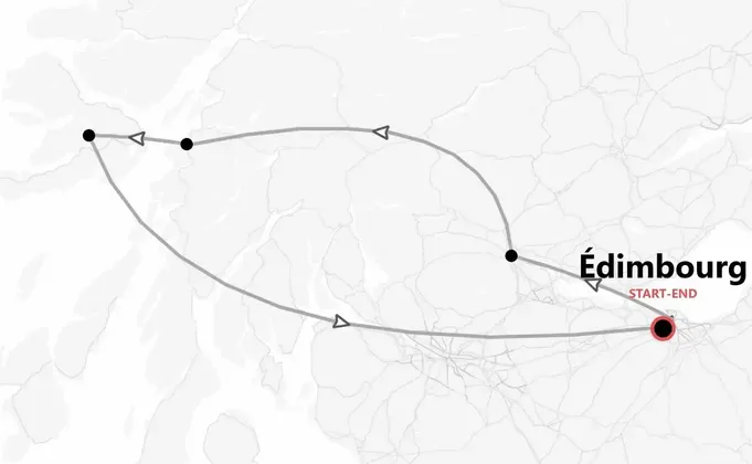 Écosse Express : Édimbourg et les Highlands comme un local