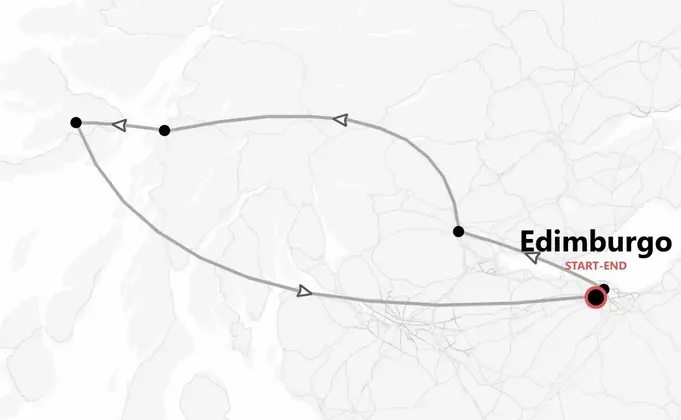 Scozia Express: Edimburgo e le Highlands da veri local