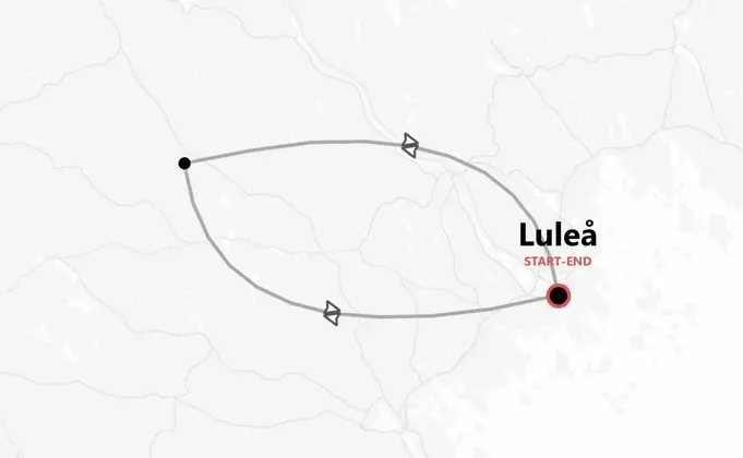 Lapponia svedese Express: a caccia dell'aurora boreale a Luleå