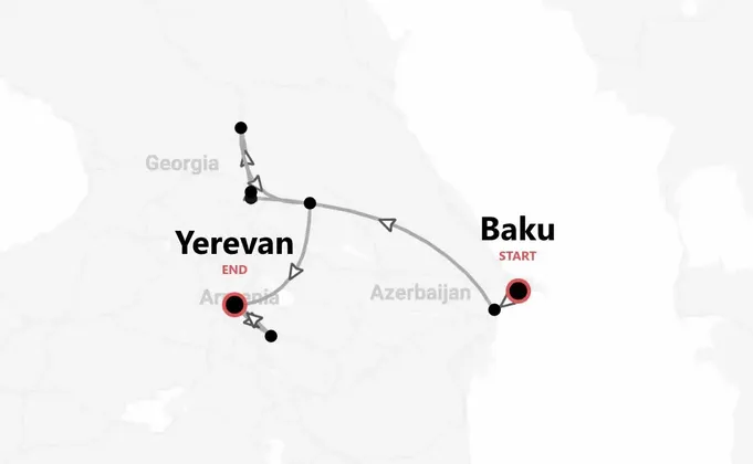 Caucaso: Armenia, Georgia e Azerbaigian