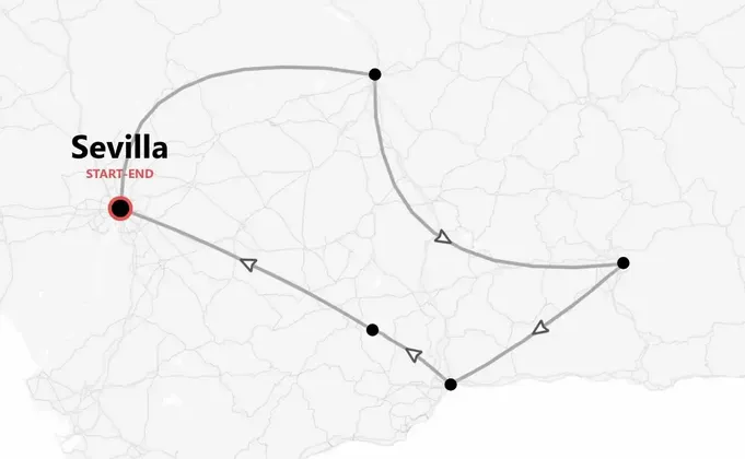 Andalusien 360°: Sevilla, Malaga, Cordoba und Granada