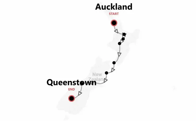 Nouvelle-Zélande 360°: sur la route d'Auckland jusqu'à Queenstown