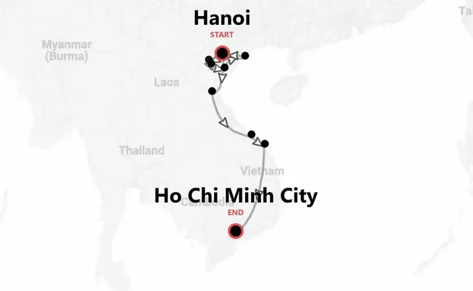 Vietnam 360°: from Hanoi to Ho Chi Minh City