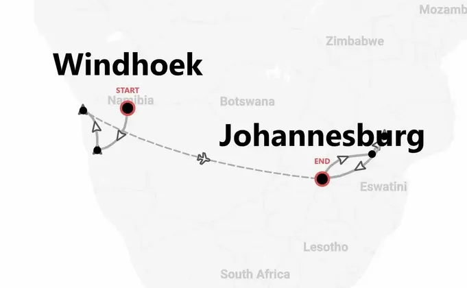 Namibia e Sudafrica Expedition: tra Sossusvlei e safari nel Kruger