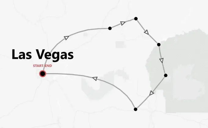 Grandi Parchi Americani: on the road tra Las Vegas, Grand Canyon, Monument Valley e Bryce