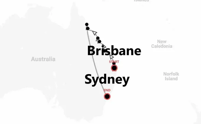 Australia on the road: from Queensland to Sydney