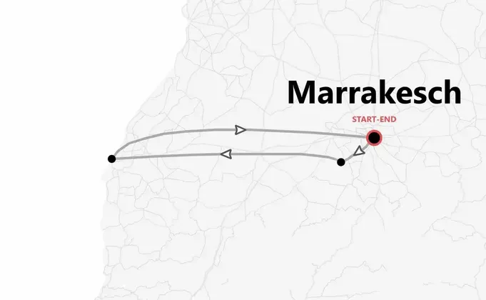 Marokko Express: von Marrakesch zum Atlantik