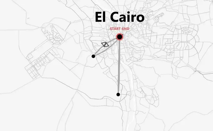 El Cairo Express: entre las pirámides de Giza y el Nilo