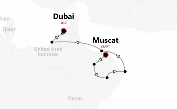 Emirati Arabi Uniti e Oman: tra oasi, tesori naturali e deserti