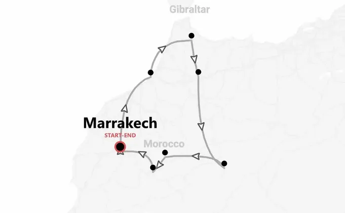 Maroc 360°: Marrakech, Chefchaouen, Fès et le désert