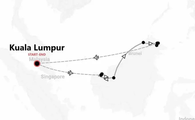 Malaysia 360°: von Kuala Lumpur nach Borneo