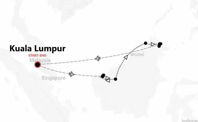 Malaysia 360°: von Kuala Lumpur nach Borneo