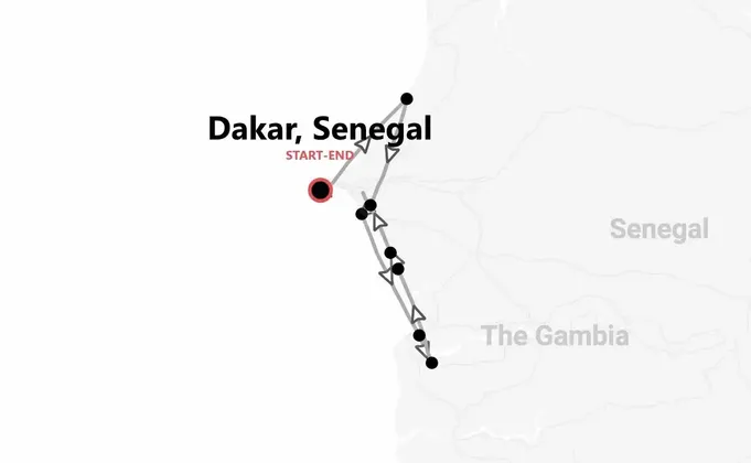 Senegal und Gambia: Atlantik, Sahara und Baobab-Wälder