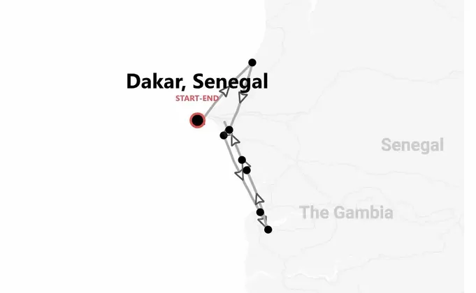 Senegal und Gambia: Atlantik, Sahara und Baobab-Wälder