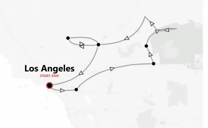 Far West 360°: Los Angeles, Las Vegas e i grandi parchi americani