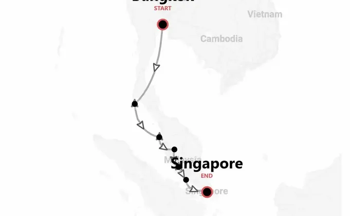 Southeast Asia: Thailand to Singapore via Malaysia
