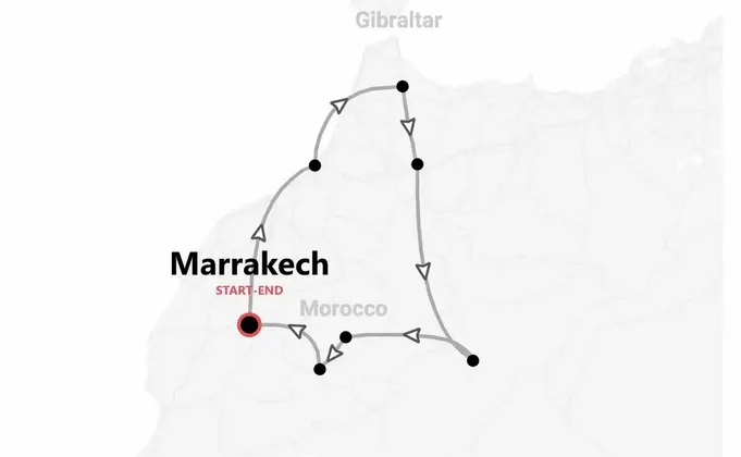 Marocco 360°: Marrakech, Chefchaouen, Fès e il deserto