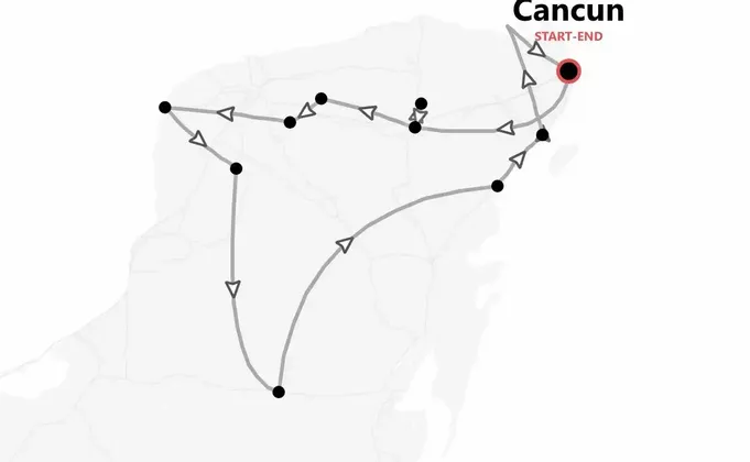 México Yucatán 360º: Cancún, cenotes & Ruinas Mayas