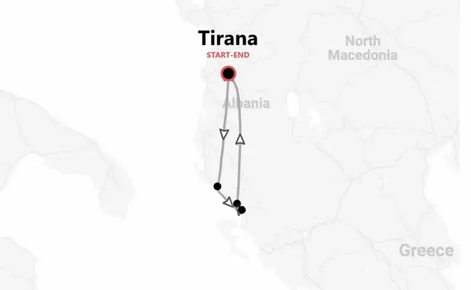 Albania Beach Life Express: crystal-clear sea, boat tour, and nightlife