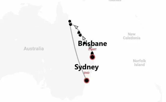 Australia on the road: from Queensland to Sydney