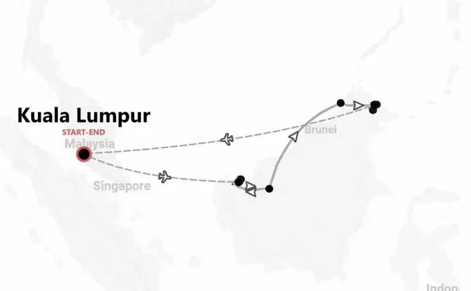Malaysia 360°: von Kuala Lumpur nach Borneo