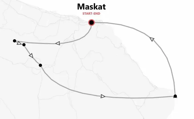 Oman 360°: Maskat, Jebel Shams und Schildkrötenstrand