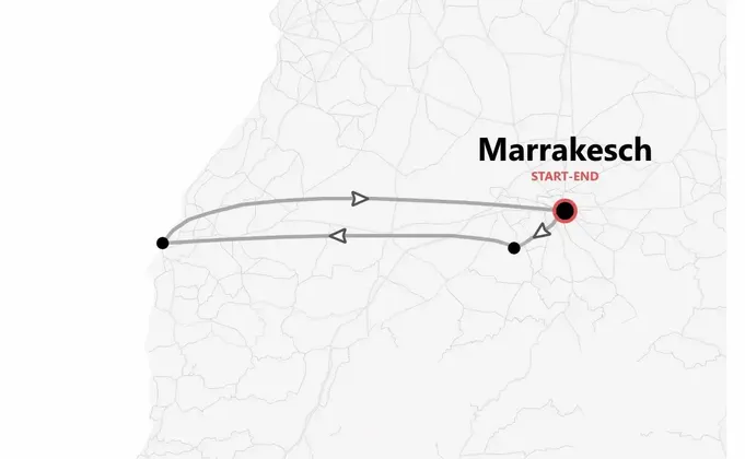 Marokko Express: von Marrakesch zum Atlantik