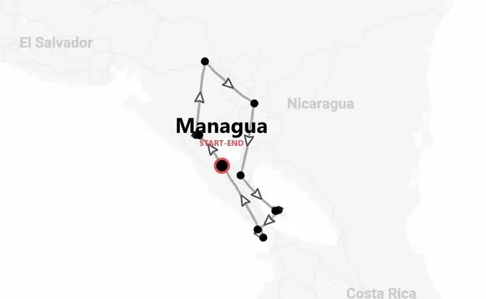 Nicaragua 360°: Vulkane, Kraterseen und Pazifischer Ozean