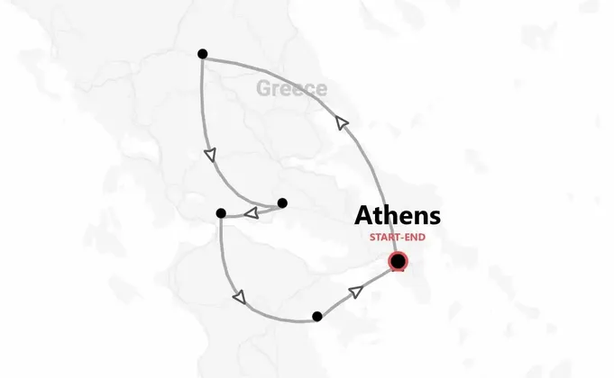 Greece 360°: Athens, Meteora & the Peloponnese Coast