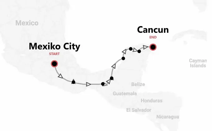 Mexiko 360°: Mexiko City, Chiapas und Yucatan