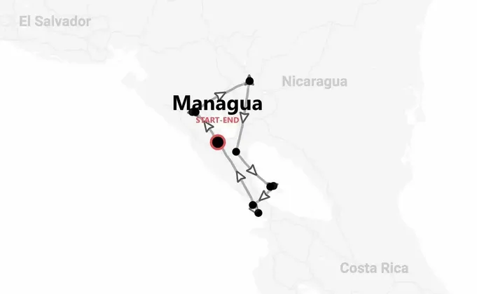 Nicaragua 360°: Vulkane, Kraterseen und Pazifischer Ozean