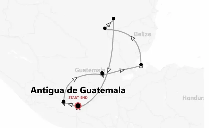 Guatemala: Antigua, lago Atitlán, Semuc Champey y Tikal