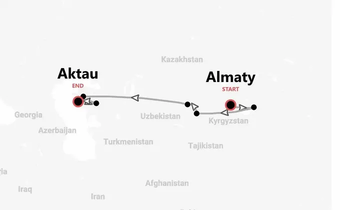 Kazakhstan 360°: Almaty, Turkestan and the Mangystau Desert in 4x4