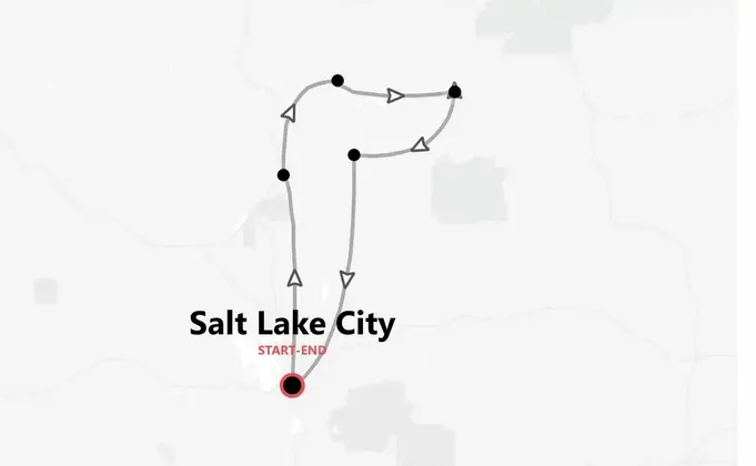 Salt Lake City to Yellowstone Road Trip