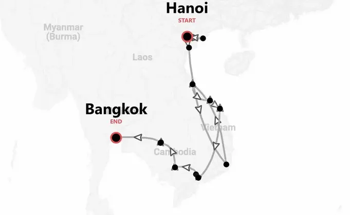 Indochina Backpack Extended: Vietnam, Cambodia and Thailand