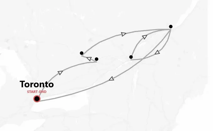 Canada: on the road to Montreal, Toronto and Niagara Falls