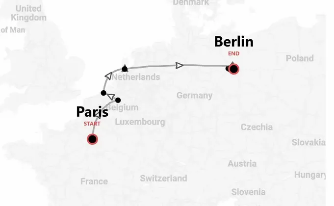 Europe: Paris to Berlin, between cities, canals & culture