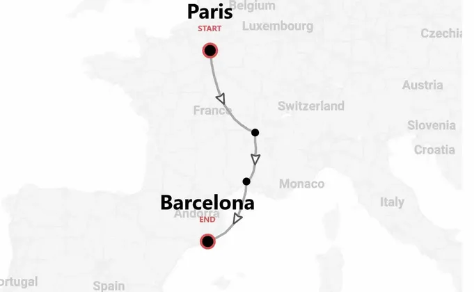 From Paris to Barcelona: by train through the Pyrenees
