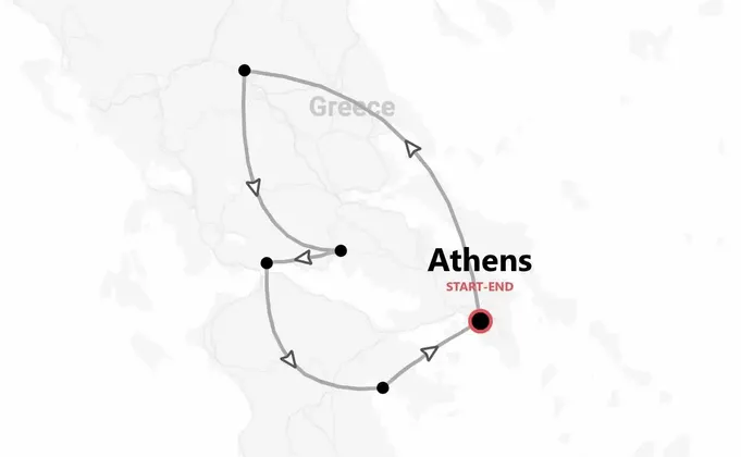 Greece 360°: Athens, Meteora & the Peloponnese Coast