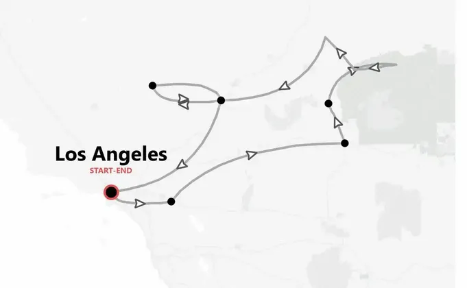 Far West 360°: Los Angeles, Las Vegas e i grandi parchi americani